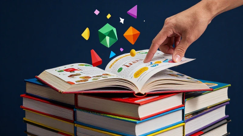 Textos educativos vibrantes fluyen entre formas de conocimiento