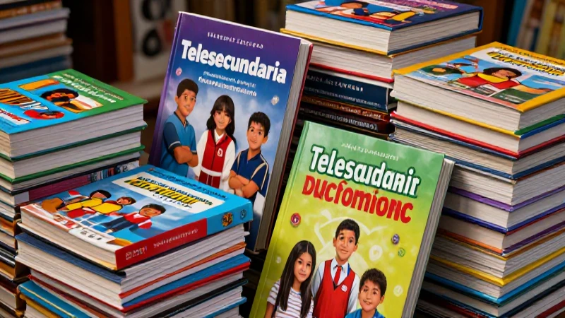 Libros de Telesecundaria Mineduc: recursos educativos de calidad 3 Libros educativos mexicanos y estudiantes en escena