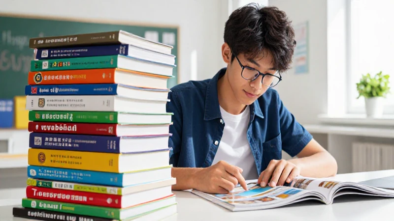 Libros para preparatoria en Unitec: ¡Alcanza el éxito académico! 3 Estudiante motivado rodeado de libros en un entorno luminoso