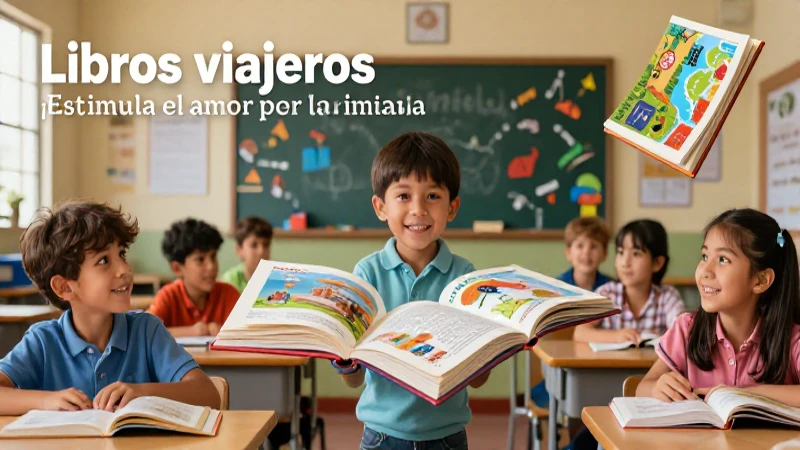Libros viajeros estimulan el amor por la lectura en primaria