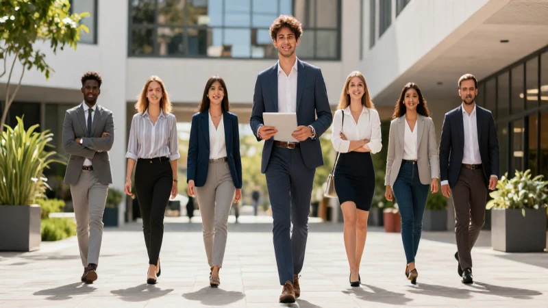 Profesionales en ambiente académico moderno de alta calidad