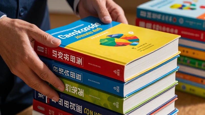Todas las claves para ganar la licitación de libros de texto 5 Manos expertas ordenan libros educativos vibrantes