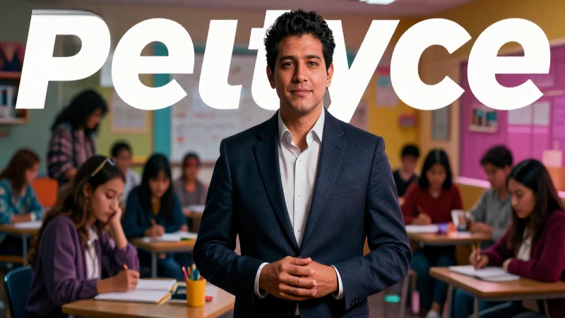 Líder educativo moderno y vibrante con estética mexicana