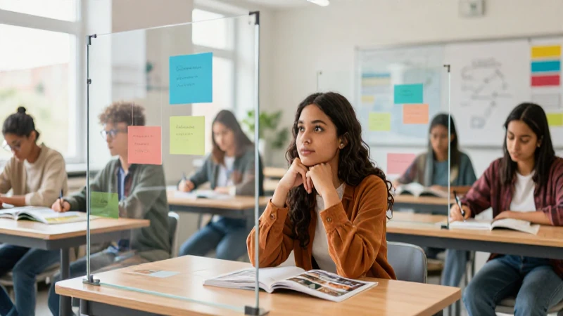 Limitación: Definición y Concepto Esencial Explicado 5 Estudiante contemplando límites en aula moderna