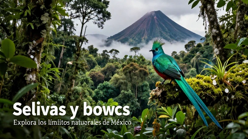Explora los límites naturales de México: montañas, costas y más 4 Selva mexicana: belleza natural e indomable
