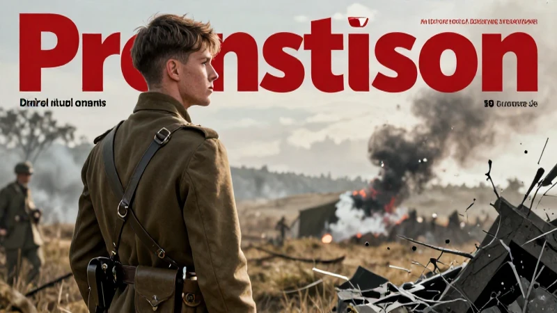 Estética de revista educativa sobre WWI