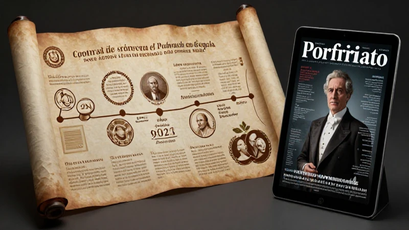 Línea del tiempo del Porfiriato: hechos clave y eventos 8 Reflexiones visuales detalladas sobre el Porfiriato