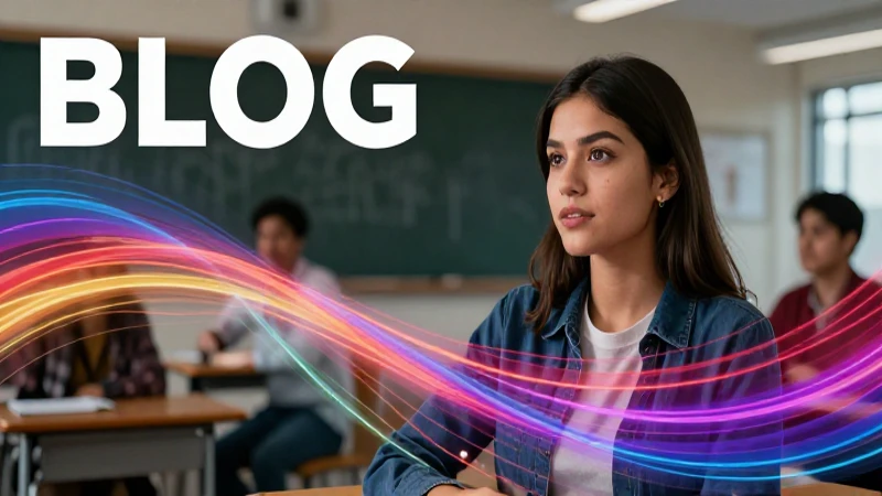 Línea: Qué es, usos, definición y concepto explicado 5 Estudiante mexicano diverso en clase con diseño dinámico