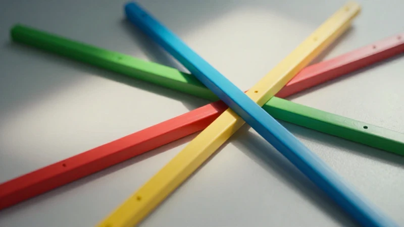 Línea: Qué es, usos, definición y concepto explicado 4 Diseño geométrico educativo con colores vibrantes
