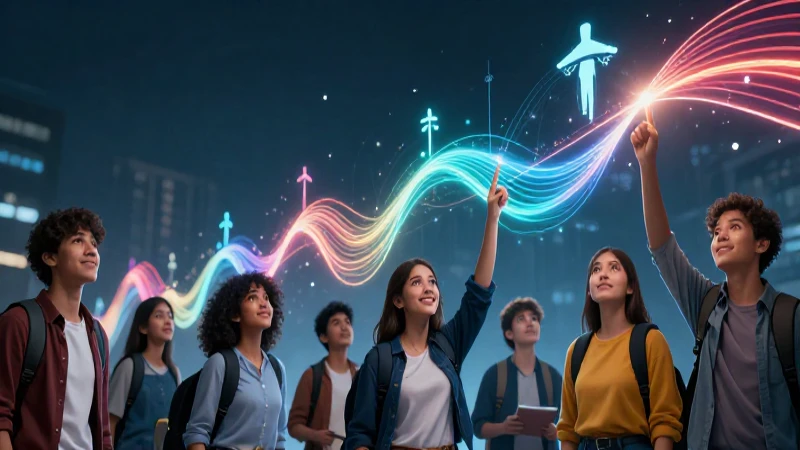 Ilustración educativa mexicana moderna de progreso histórico