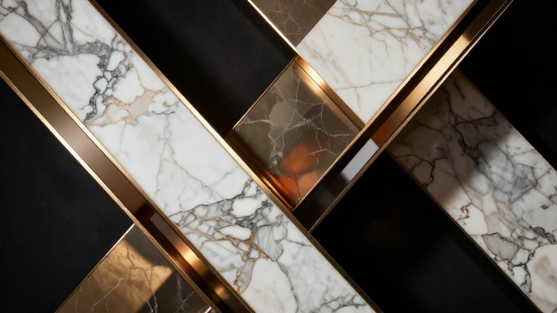 Aprende a utilizar líneas oblicuas en decoración y diseño para añadir arte y elegancia 5 Diseño moderno, geométrico y lujoso