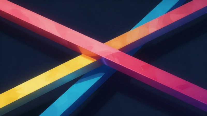 Líneas perpendiculares: Definición, clasificación y concepto 3 Geometría abstracta hiperrealista de alto contraste