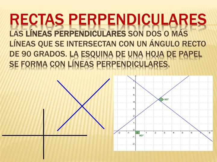 Líneas perpendiculares: Definición, clasificación y concepto 2 lineas perpendiculares definicion clasificacion y concepto 1