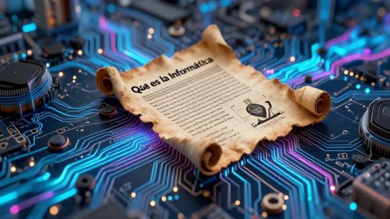 Evolución e historia conceptual de la informática