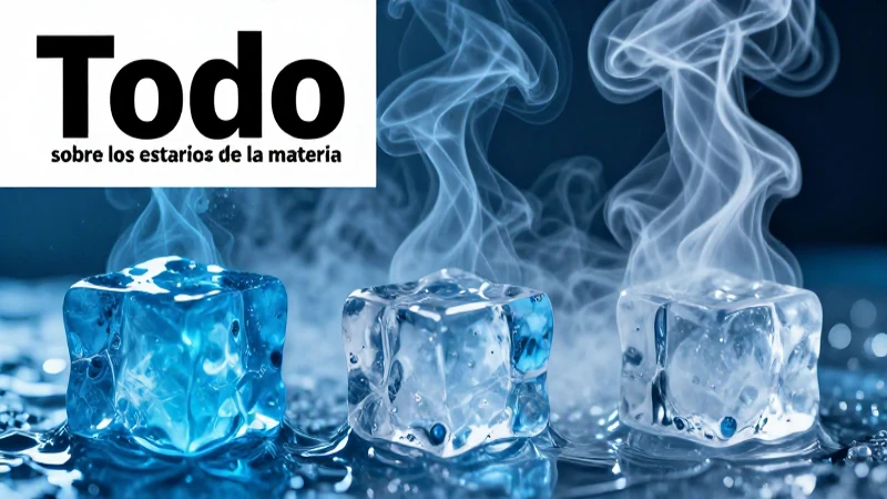 Transformación de estados de la materia
