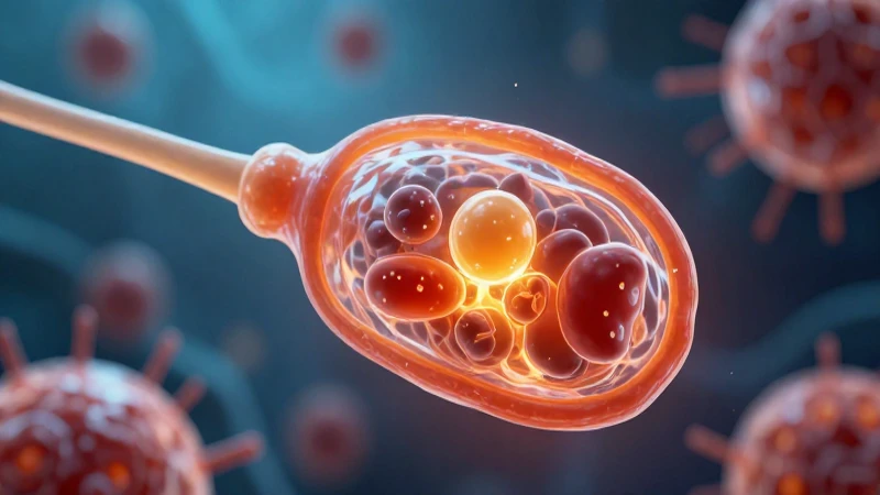 Lisosomas: Funciones, Estructura y Características Clave 8 Lisosoma realista brilla con enzimas internas