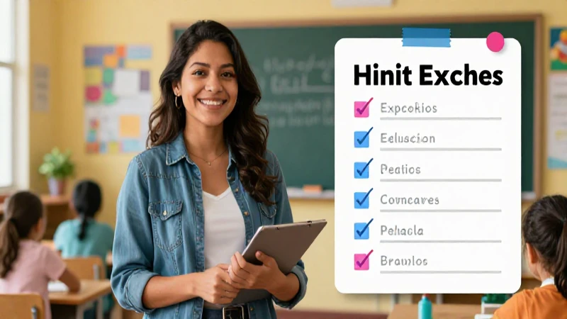 Maestra mexicana vibrante en aula moderna