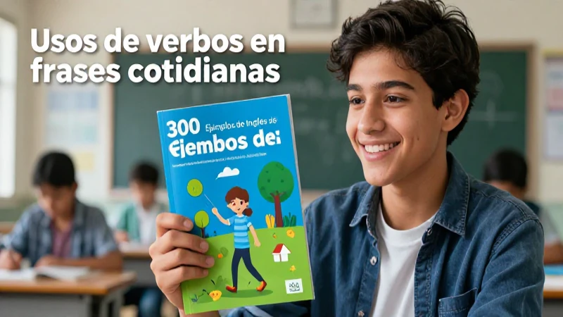 Joven mexicana aprende verbos con estilo