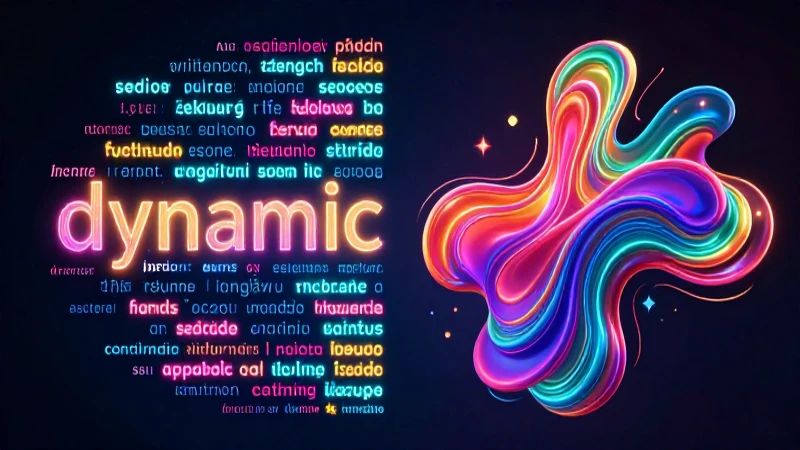 Diseño vibrante de léxico bilingüe