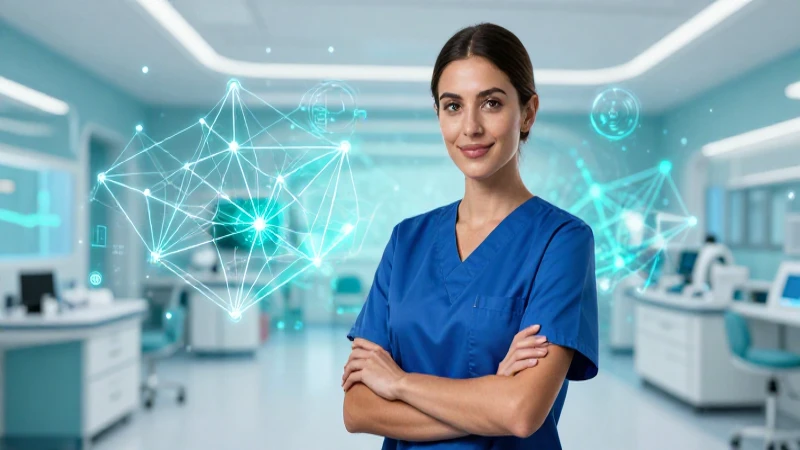 Médica experta en red de salud digital