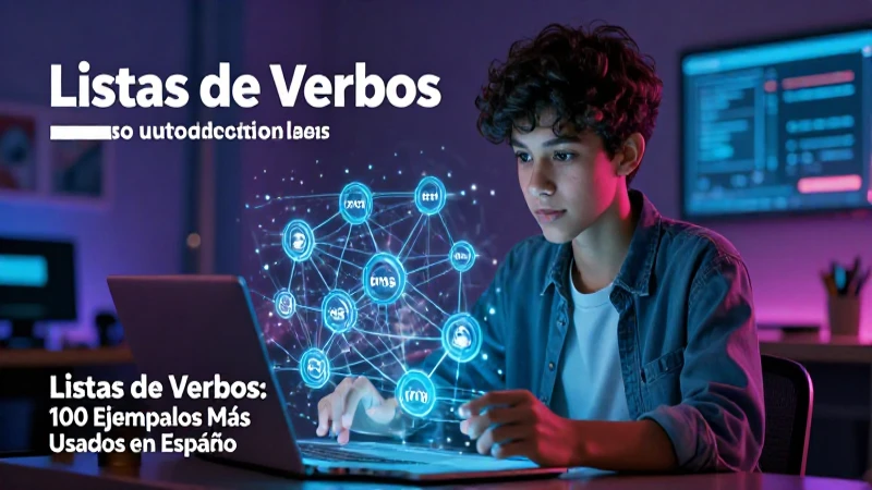 Estudiante en entorno vibrante aprende gramática con estilo