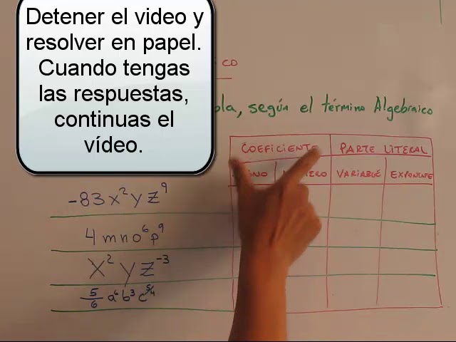 Literal en matemáticas: Cociente y cuadrado de un número 2 literal en matematicas cociente y cuadrado de un numero 2