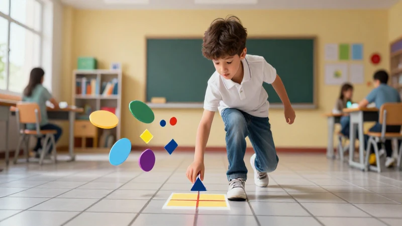 Estudiante aprende conceptos matemáticos modernos