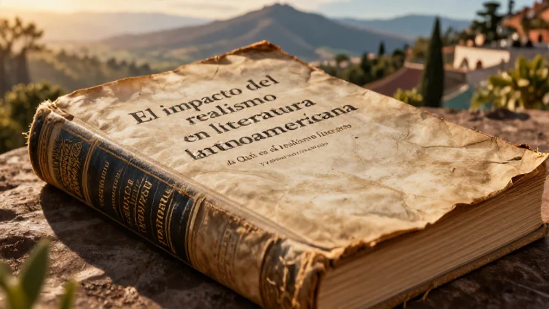 Portada cinematográfica de libro sobre realismo