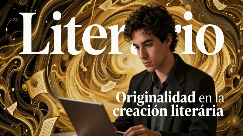 Ilustración dramática sobre originalidad literaria