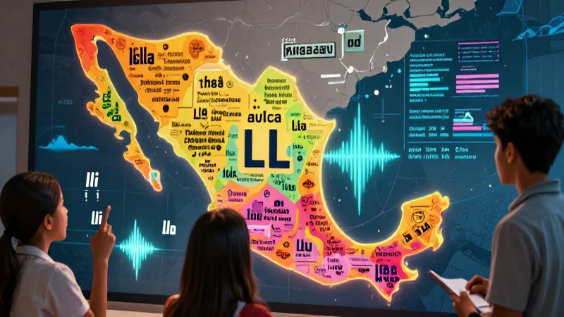 Variedad regional de la ll en México