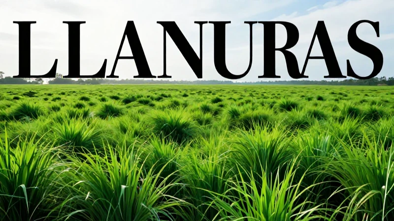 Llanuras: Concepto, Tipos, Características y Ejemplos 3 Paisaje dinámico de llanuras tropicales con alto impacto visual