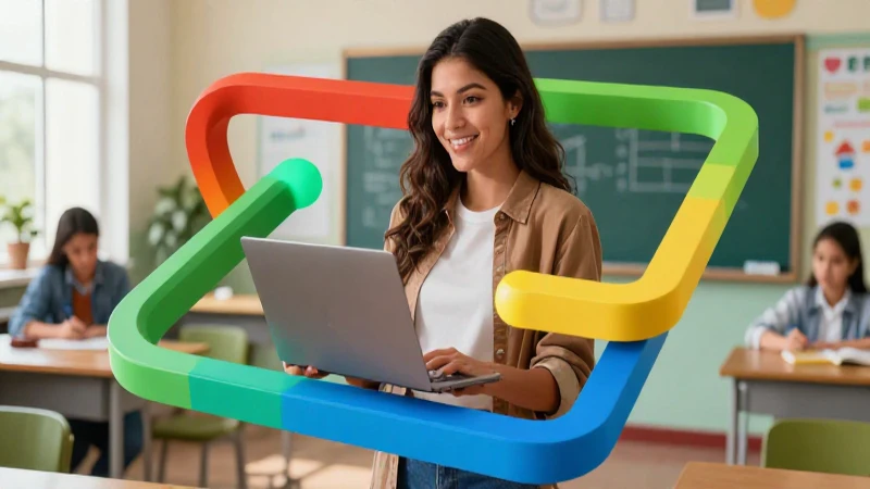 Ilustración digital vibrante de diseño educativo mexicano