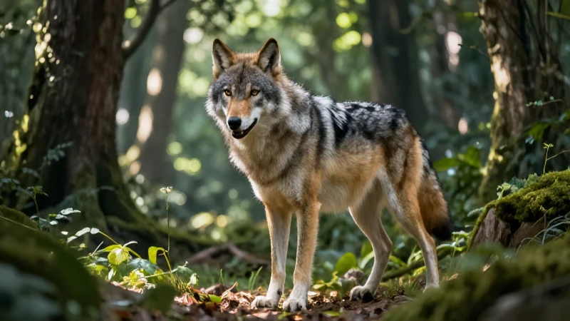 El juego en la naturaleza es vital para el lobo