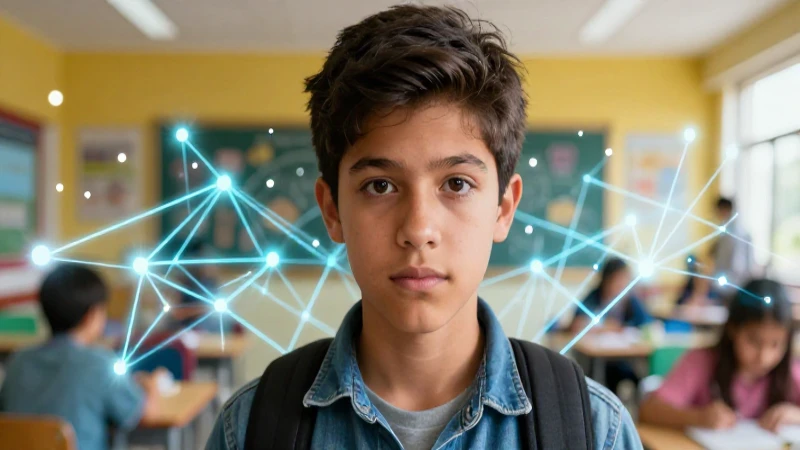 Lógica: Concepto, Tipos y su Importancia en el Pensamiento 7 Estudiante intelectual rodeado de lógica geométrica vibrante