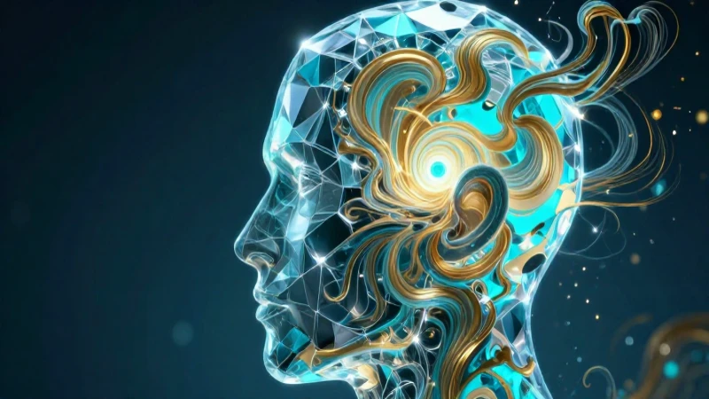 Lógica: Concepto, Tipos y su Importancia en el Pensamiento 4 Mente luminosa con estructura geométrica