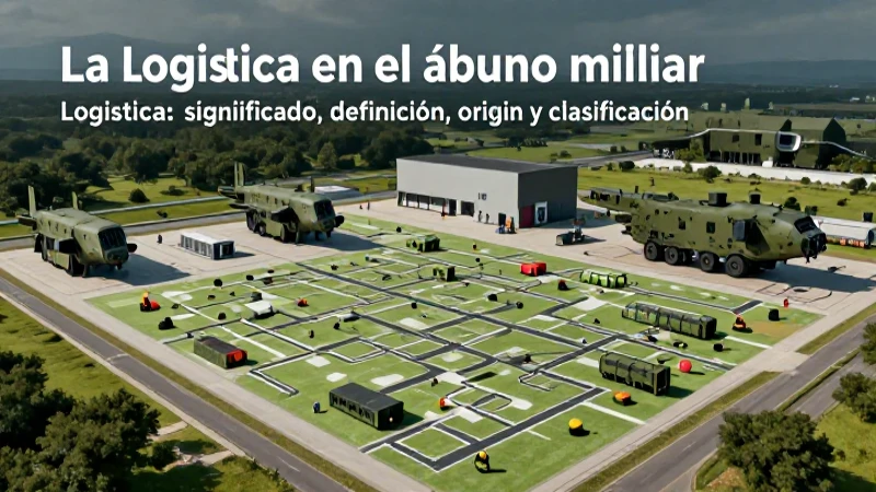 Logística: significado, definición, origen y clasificación 4 Logística militar: mapa detallado de cadena de suministro