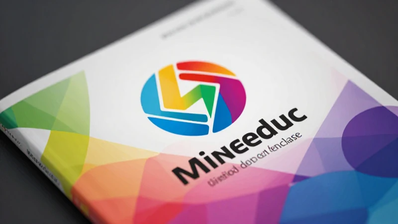 Diseño dinámico y colorido del logo educativo