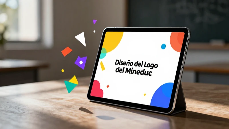 Diseño de logo escolar moderno con toque mexicano