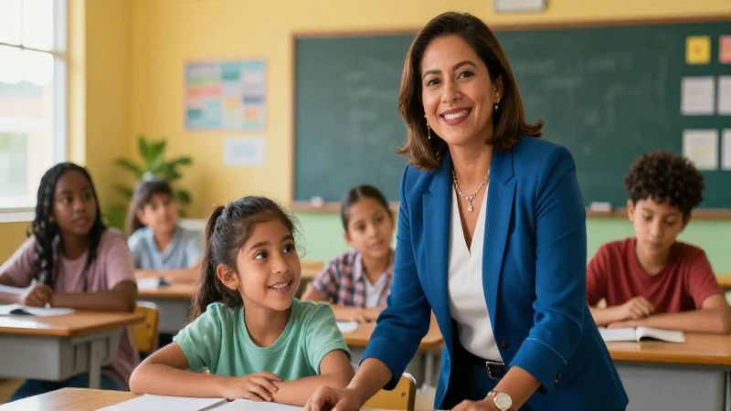 Profesor y alumno en clase mexicana vibrante