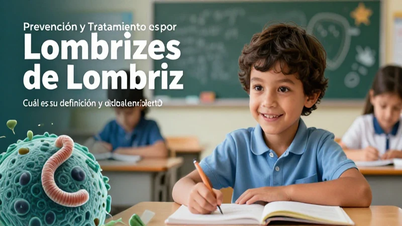Lombriz: Cuál es su definición y concepto esencial explicado 6 Diseño educativo: Prevención de infecciones por lombrices