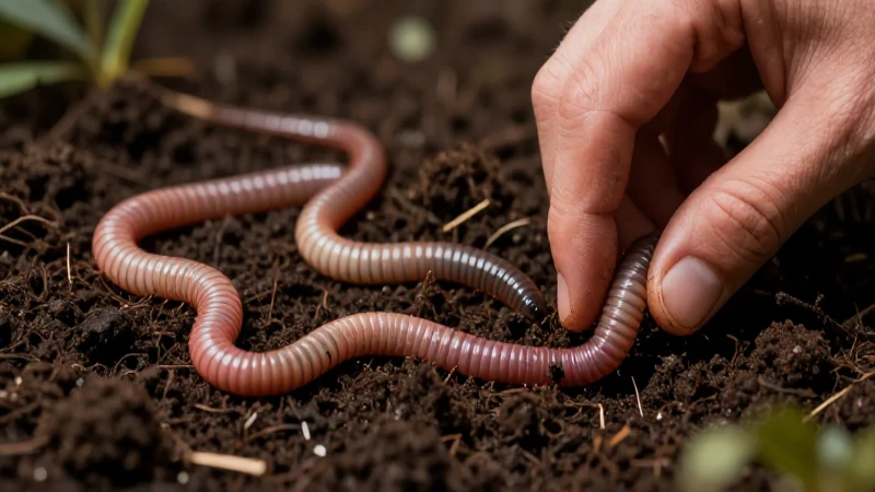Lombriz: Cuál es su definición y concepto esencial explicado 7 Fotografía macro realista de lombrices en tierra