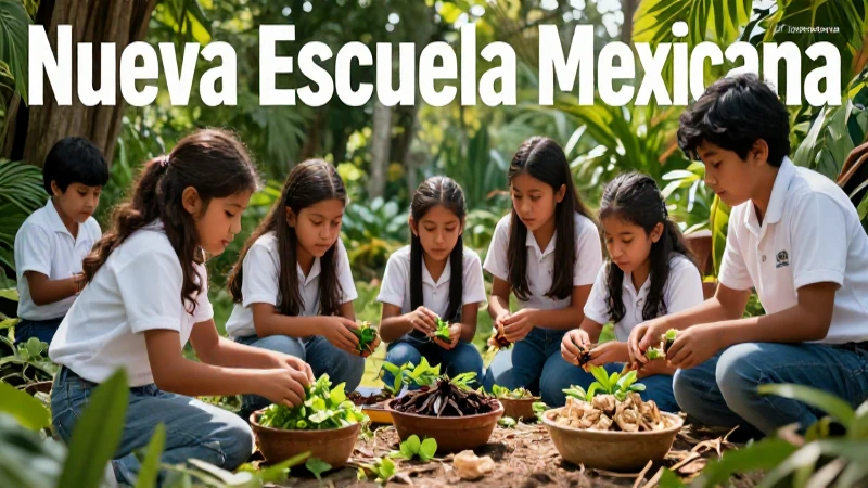 10 objetivos clave de la nueva escuela mexicana: ¡Revoluciona la educación ahora! 6 Aprendizaje sostenible de jóvenes mexicanos en naturaleza