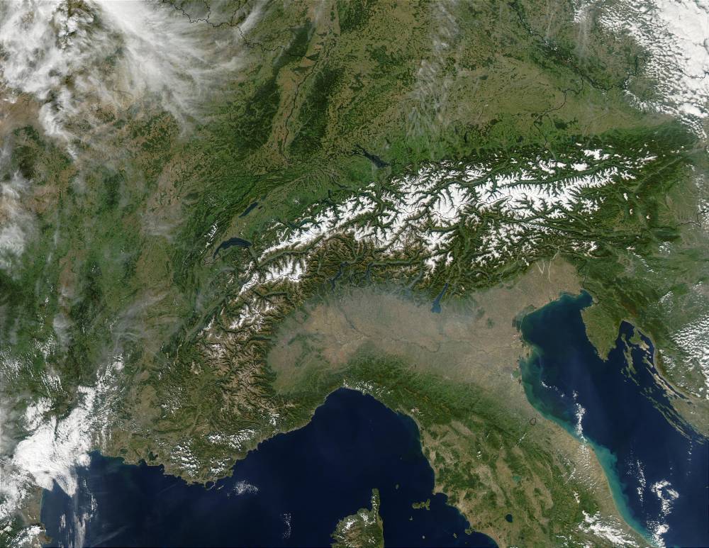 los alpes que son definicion y concepto
