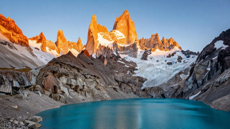 Paisaje alpino majestuoso en ilustración vibrante