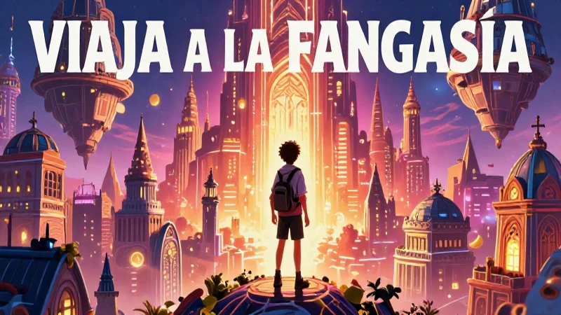 Ciudades mágicas: exploración de fantasía vibrante y detallada