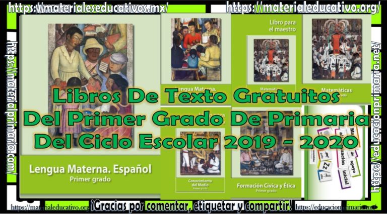 los mejores libros de texto gratuitos para primer grado de primaria