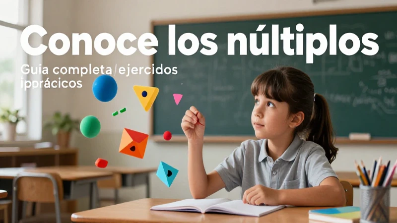 Conoce los múltiplos: guía completa y ejercicios prácticos 4 Imagen atractiva de aprendizaje de múltiplos