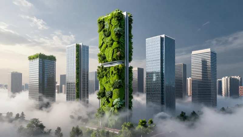 Problemas en las grandes ciudades: conoce sus soluciones 4 Futuro urbano verde irrumpe en la neblina
