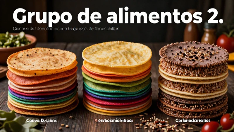 Guía educativa de carbohidratos y grupos alimenticios