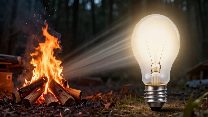 Qué son la luz, sus fenómenos, propagación y características 6 Del fuego a la luz eléctrica